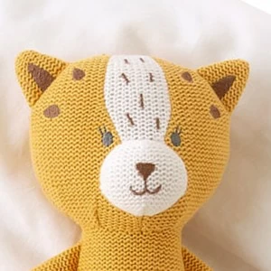 Peluche tigrecito de crochet de algod&oacute;n 100% 