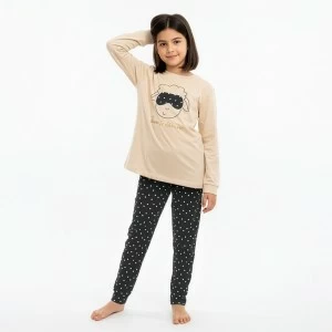 Pijama ni&ntilde;a juvenil algod&oacute;n ovejita