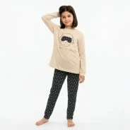 Pijama ni&ntilde;a juvenil algod&oacute;n ovejita