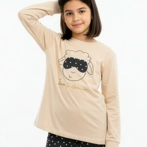 Pijama ni&ntilde;a juvenil algod&oacute;n ovejita