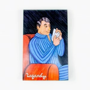 Pijama hombre abierto manga corta tela.
