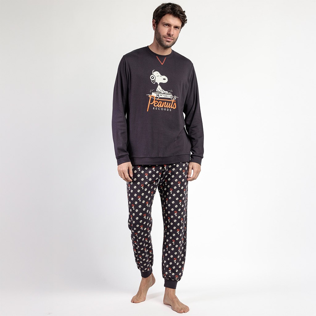 Pijama hombre punto algodón Snoopy