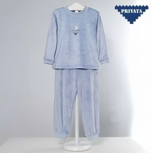 Pijama infantil coralina rayas