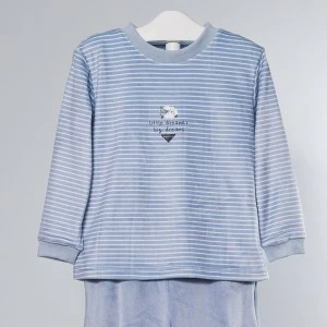 Pijama infantil coralina rayas