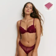 Conjunto lencero mujer encaje floral