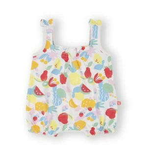 Ranita ni&ntilde;a sin mangas algod&oacute;n estampado frutas
