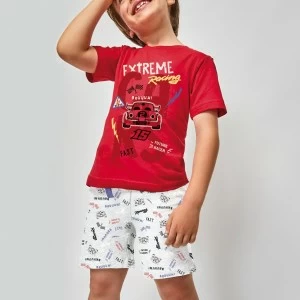 Pijama ni&ntilde;o manga corta Racing