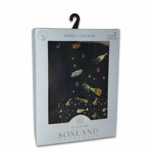 Estuche regalo b&oacute;xer + calcetin fantas&iacute;a champ&aacute;n