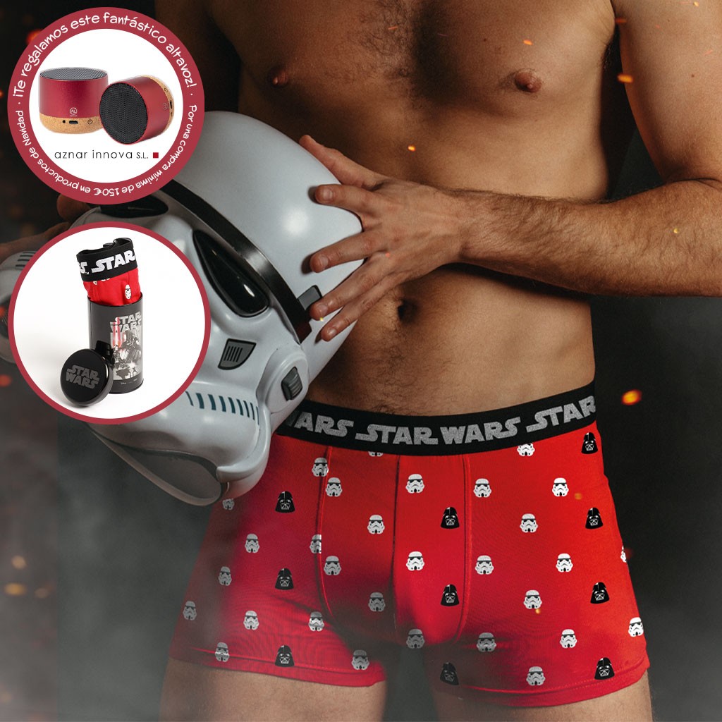 Boxer hombre lote 6 latas con diseño