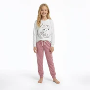 Pijama ni&ntilde;a tejido spandex estampado