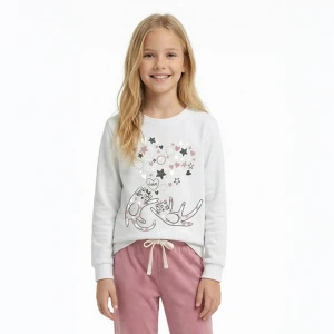 Pijama ni&ntilde;a tejido spandex estampado