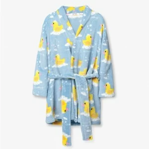 Bata corta ni&ntilde;a coralina estampado patitos