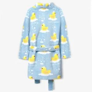 Bata corta ni&ntilde;a coralina estampado patitos
