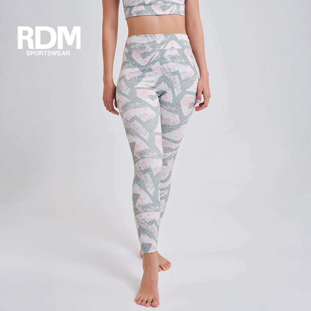 Legging estampado largo microfibra talle alto