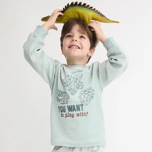 Pijama ni&ntilde;o estampado dinosaurios