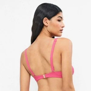 Top ba&ntilde;o mujer sin aros escote fruncido