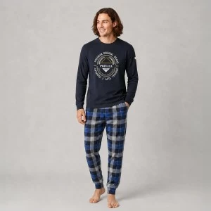 Pijama hombre tejido algod&oacute;n