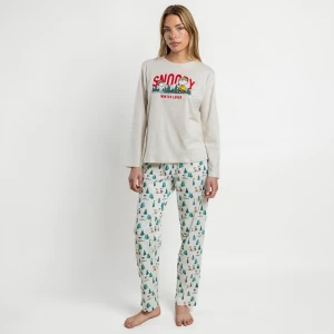 Pijama mujer largo estampado Snoopy
