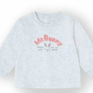 Chandall dos piezas gris y rosa ni&ntilde;a Mr Bunny