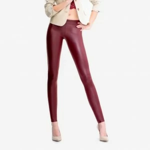 Leggings efecto cuero ajustados