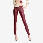 Leggings efecto cuero ajustados