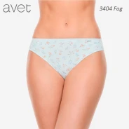 Braga bikini microfibra estampado florecillas