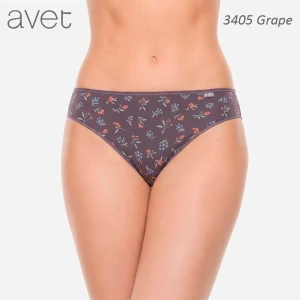 Braga bikini microfibra estampado florecillas