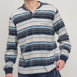 Pijama hombre tundosado rayas