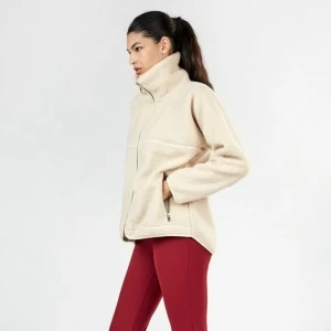 Chaqueta deportiva mujer efecto borreguito