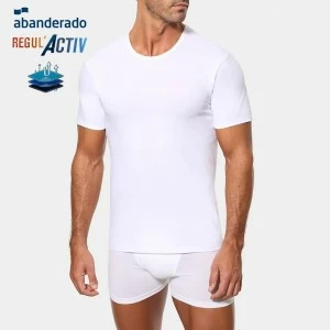 Camiseta cuello redondo algodon Regul&acute;Active 