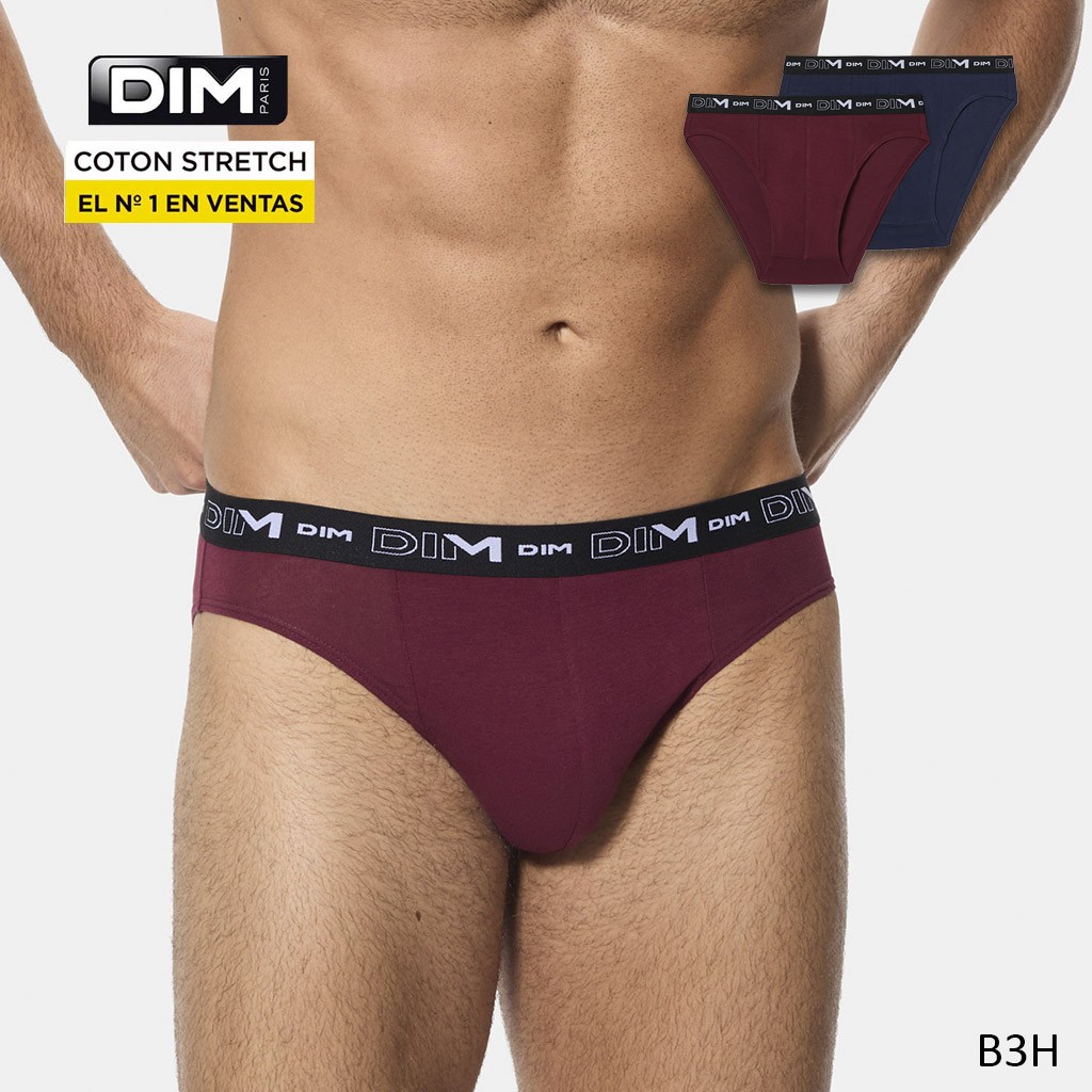 Slip pack 2 Cotton Stretch en blister para colgar