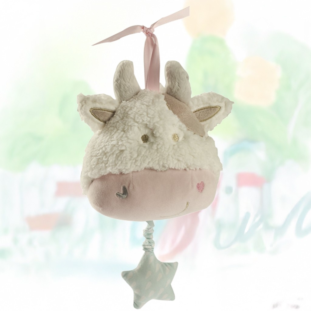 Peluche musical coleccion vaquita