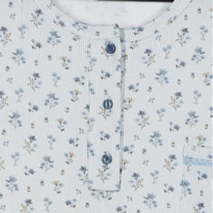 Camis&oacute;n mujer manga larga estampado floral