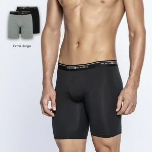 B&oacute;xer ciclista hombre pack x2 Algod&oacute;n el&aacute;stico.
