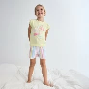 Pijama algod&oacute;n ni&ntilde;a manga orta 