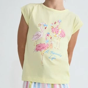 Pijama algod&oacute;n ni&ntilde;a manga orta 