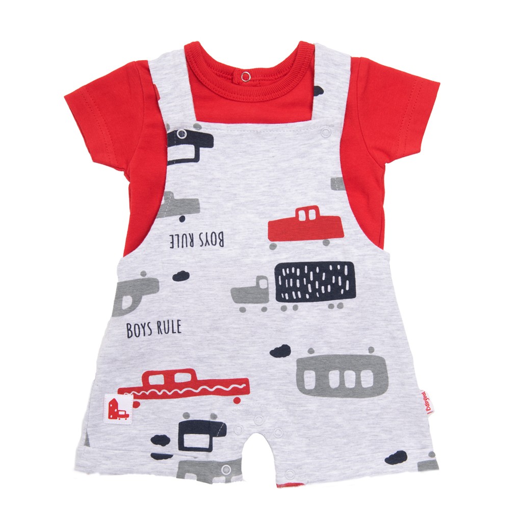 Conjunto Exterior De Bebe Con Peto Baby Bol