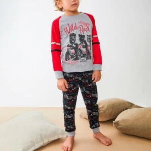 Pijama infantil manga larga algod&oacute;n