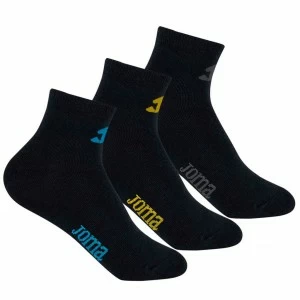 Calcetin tobillero alto pack x 3 algod&oacute;n peinado