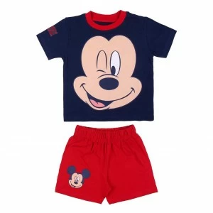 Pijama infantil manga corta Mickey Mouse