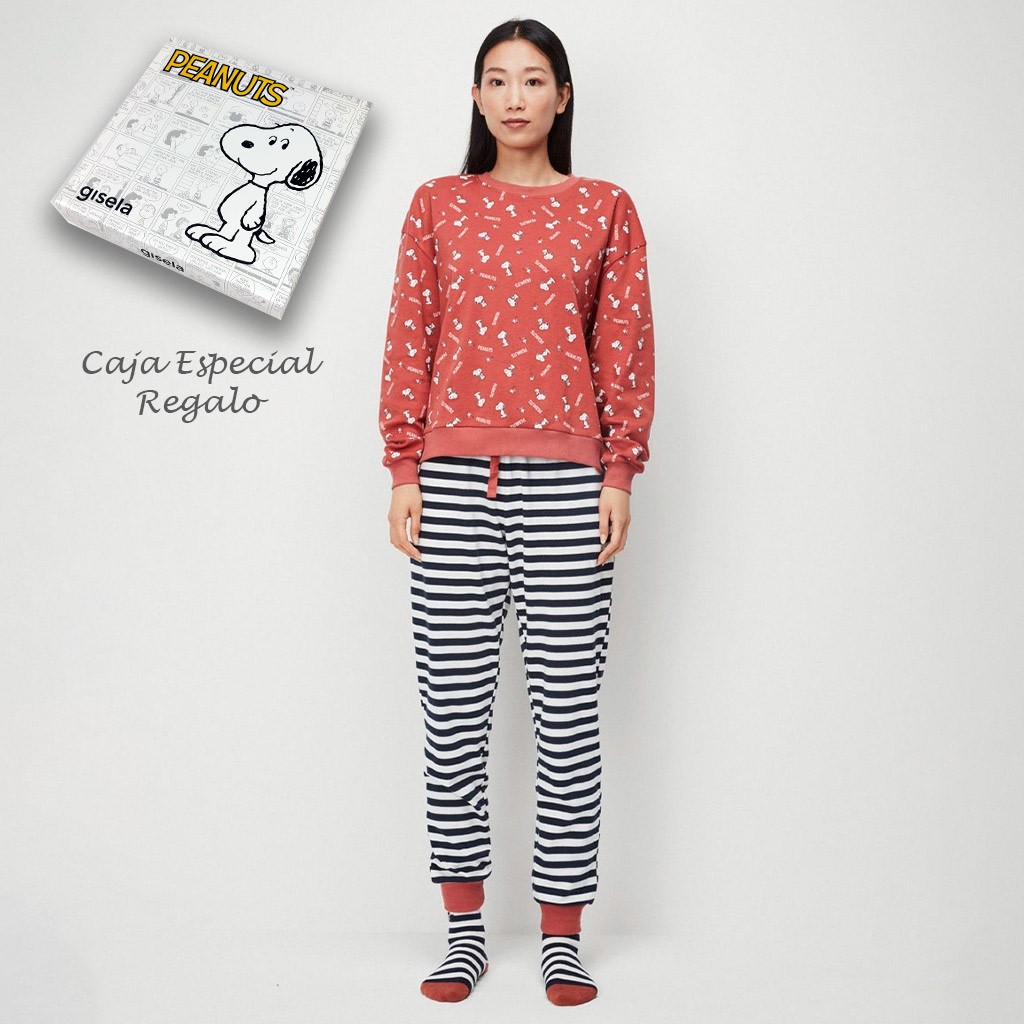 Pijama mujer punto interlock Snoopy