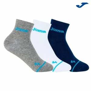 Calcet&iacute;n deportivo tobillero ni&ntilde;o pack x3 