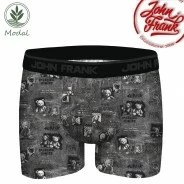 Boxer hombre micromodal print digital black teddy