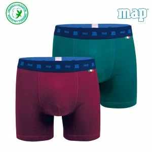 B&oacute;xer hombre algod&oacute;n org&aacute;nico elastico pack x2