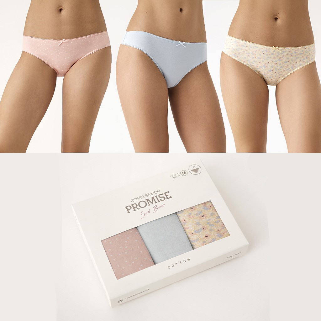 Braga bikini fantasia algodón pack x3 Expo 12