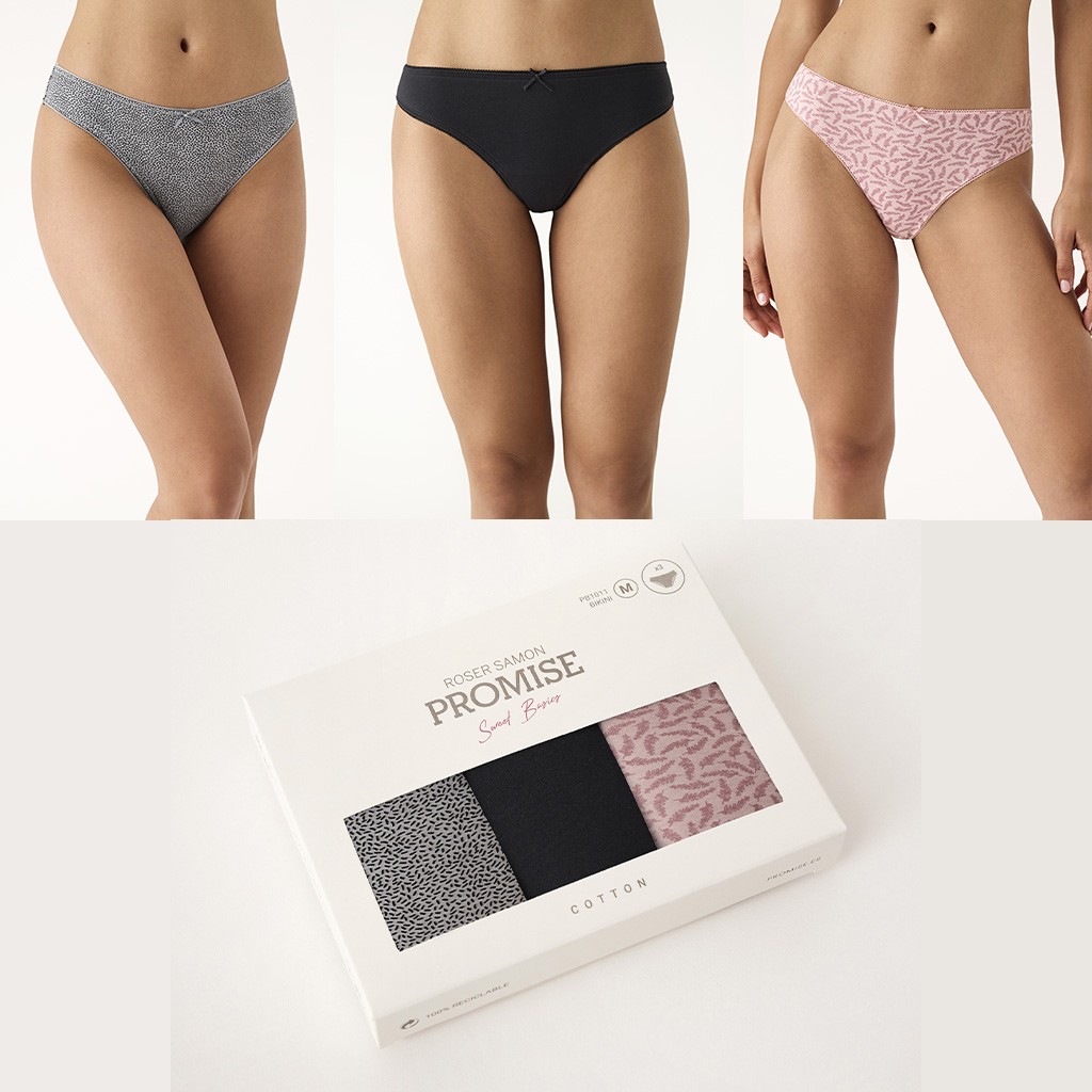 Braga bikini fantasia algodón pack x3 Expo 12