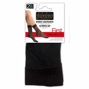 Souquet mujer pack x2 calzino alto 3/4 firts 20 