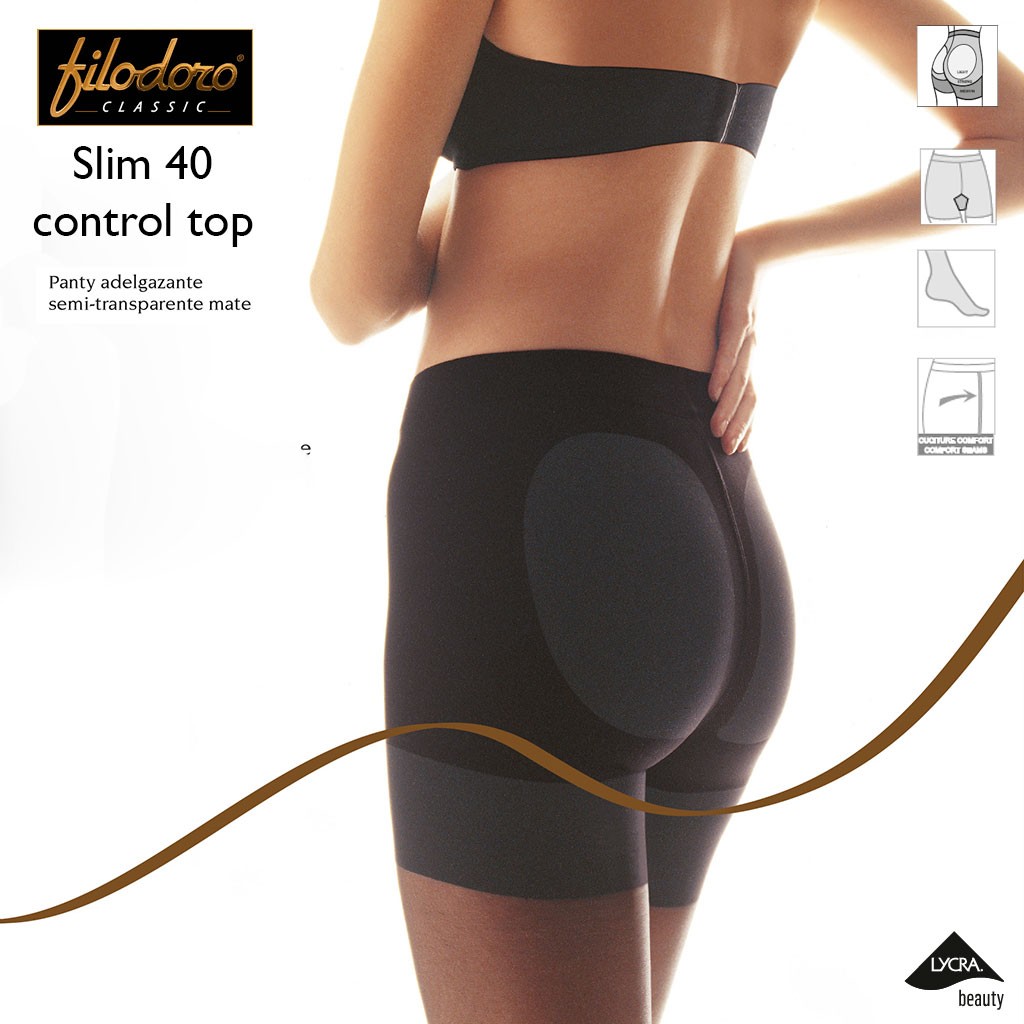 Panty reductor faja slim 40 control top