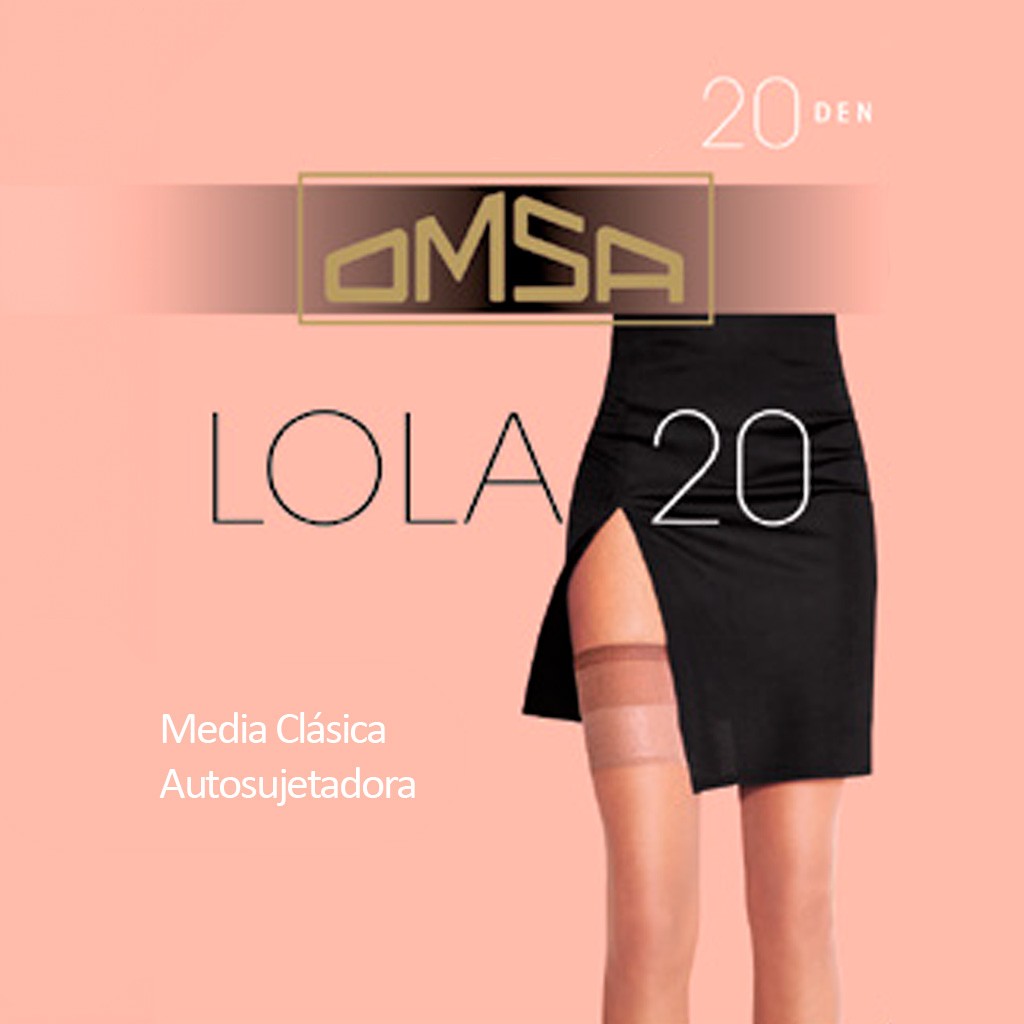 Media mujer LOLA 20 autosujetadora espuma
