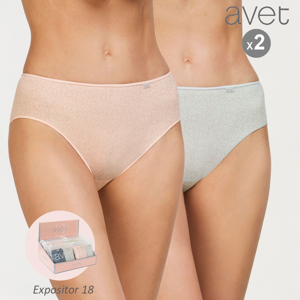 Braga alta fantasia microfibra expositor 18 pack2